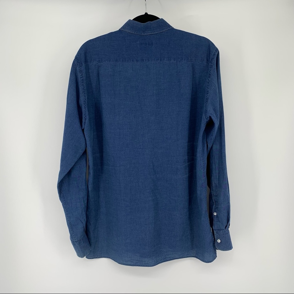 Loro Piana Men Long Sleeve button shirt 100% Cotton - Picture 3 of 7